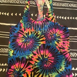 Vs pink racer back tank